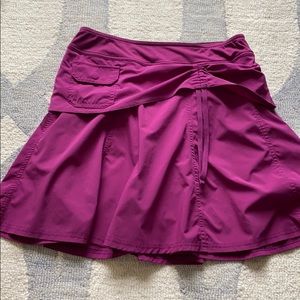 Skirt with shorts under
